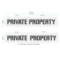 Private Property Stencil