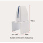 Clamp On Cubicles Sneeze Guards / Cubicle Top Sneeze Guards / Cubicle Panel Extenders - 30cm High