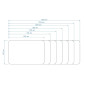 Clamp On Cubicles Sneeze Guards / Cubicle Top Sneeze Guards / Cubicle Panel Extenders - 40cm High