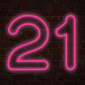 Birthday Number LED Neon Sign