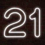 Birthday Number LED Neon Sign