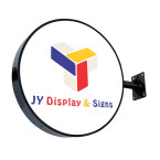 Ø80cm Round LED Double-Sided Light Box / Project Light Box / Blade Sign - One Arm