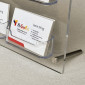 Superior Counter Top Acrylic Business Card Holder - 15 Pocket