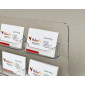 Superior Counter Top Acrylic Business Card Holder - 15 Pocket