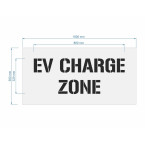 EV Charge Zone Spray Stencil
