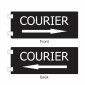 Courier Sign / Wall Projecting Sign