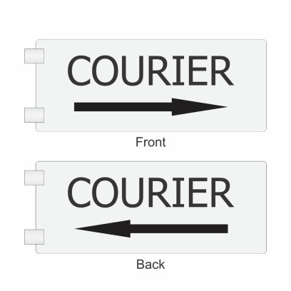Courier Sign / Wall Projecting Sign