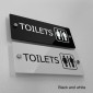 Customise Acrylic Sign Kit suit for any office, reception, lobby, Flush Mount or float mount