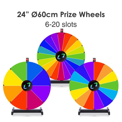 Dry Erase Spinning Prize Wheel Countertop Raffle wheels