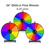 60cm Dry Erase Spinning Prize Wheel Countertop - 6-20Slots