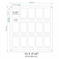 4"x6" Staff Photo Board Group Photo Board with Name Pocket
