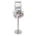 Carousel Brochure Stand - A4 Sign Holder+ 6 A5 Brochure Holders
