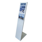 Mod Info Stand with 1 A4 Sign Holder & 2 DL Brochure Holders