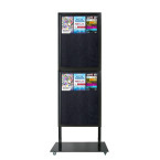 Tall Info Stand - with 2 Felt Boards