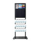 Tall Info Stand - 1 Felt Board with 18 DL Brochure Holders