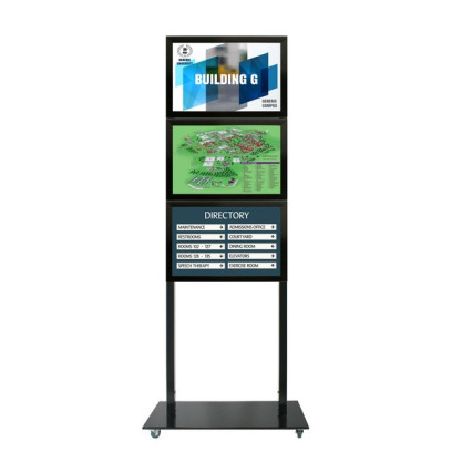 Tall Info Stand - with A2 Snap Frames