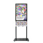 Tall Info Stand - A1 Snap Frame with 3 A4 Brochure Holders