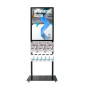 Tall Info Stand - A1 Snap Frame with 3 A4 + 6 DL Brochure Holders
