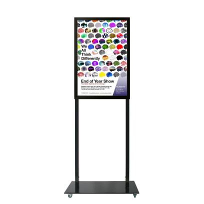 Tall Info Stand with A1 Snap Frame