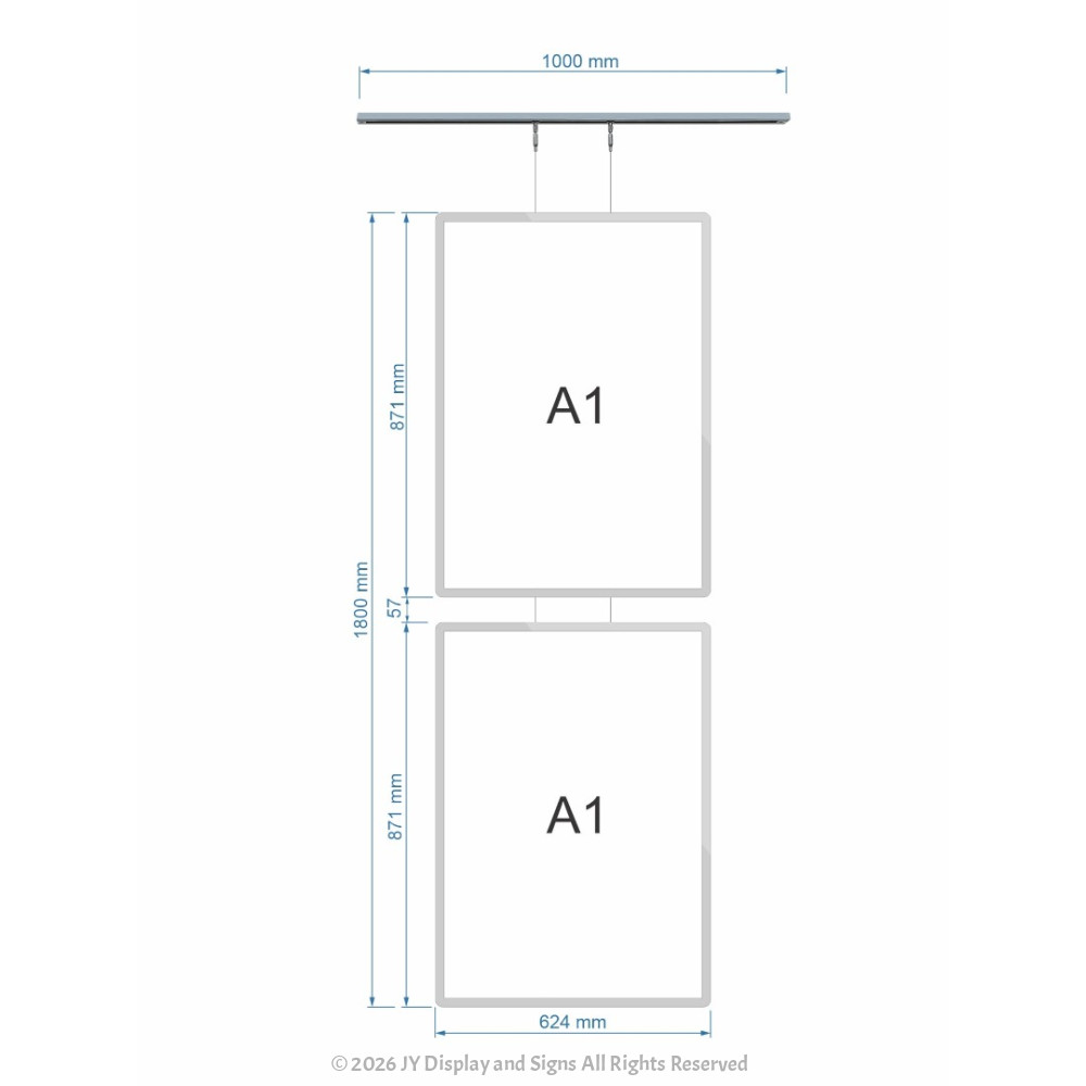 Window Box Back Lighting A1 Window Light Box Set / Backlit Window Lightbox Kit - WL1A1 | JY Display